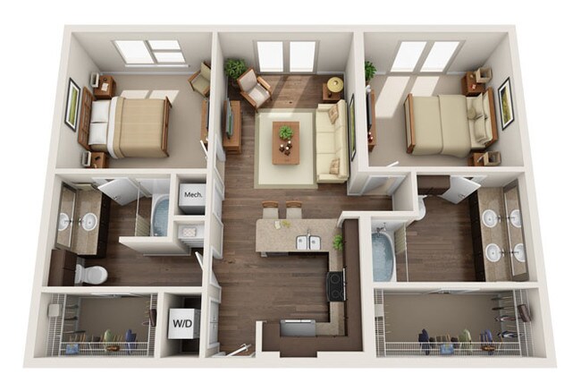 Vickery Park 216 floor plan